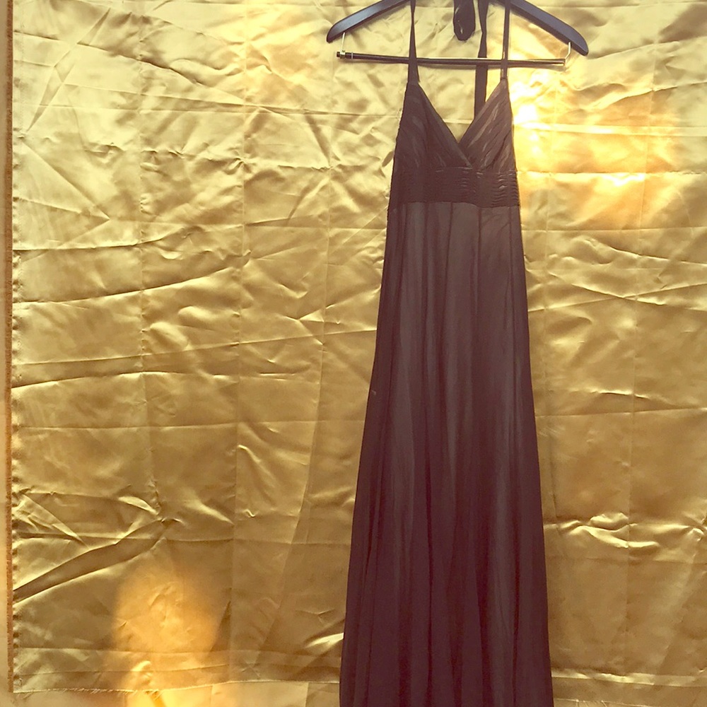 BCBG brown fancy dress